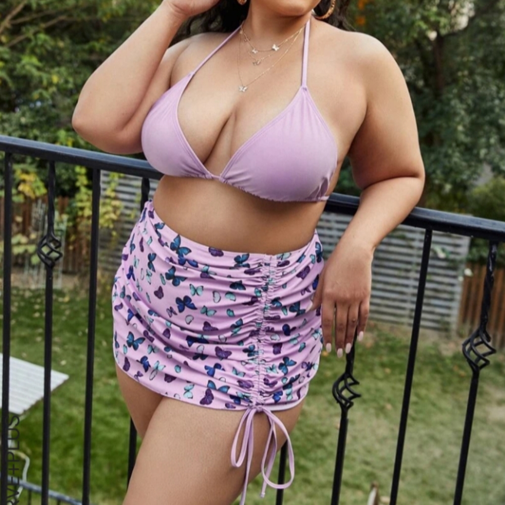 Lavender swimsuit